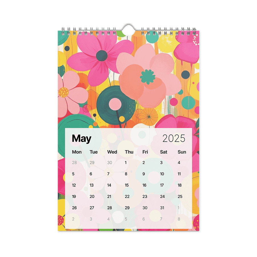 ART ABSTRACT WALL CALENDAR 2026 product image (10)