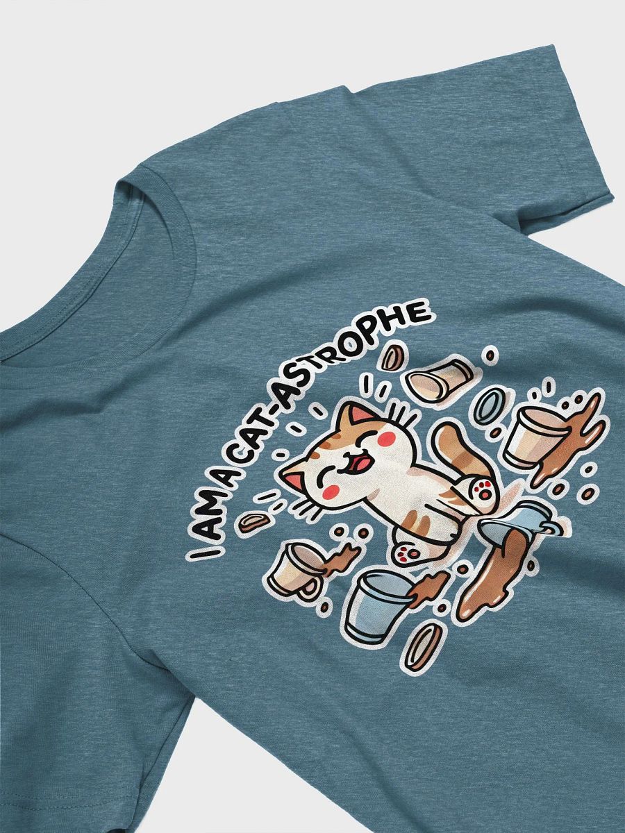 I am a cat-astrophe dark t-shirt product image (3)