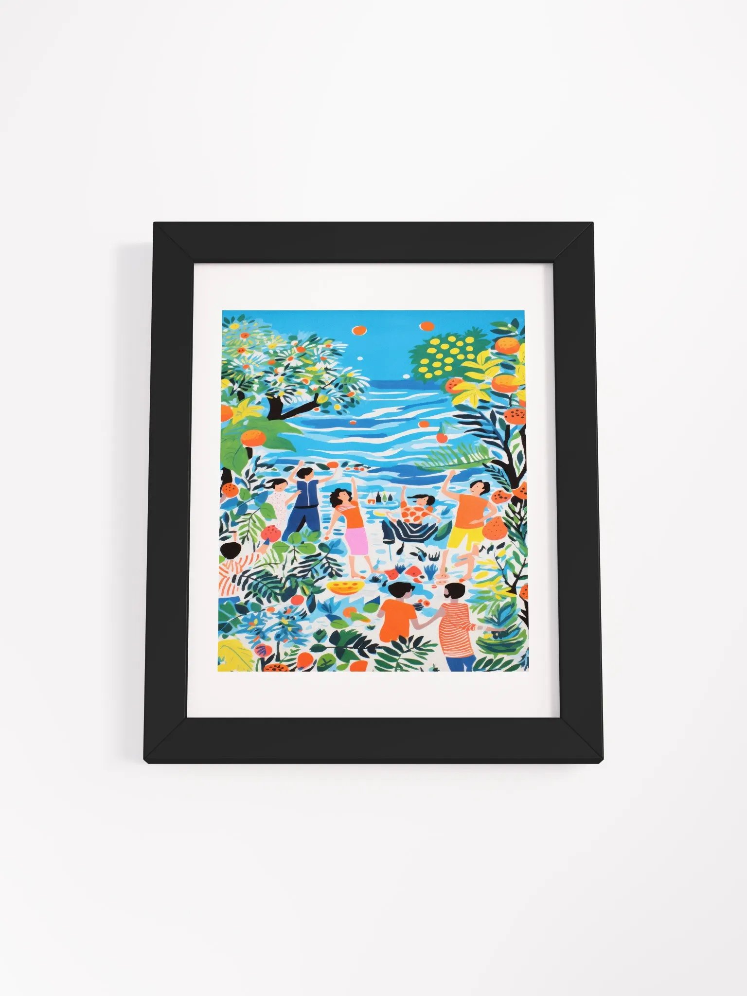 'Life in Paradise' Framed Matte Poster product image (3)