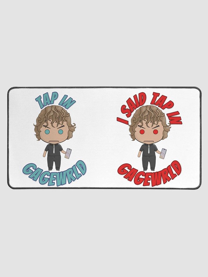 Gage WRLD Tap In Good vs Evil, Desk Mat 15.5