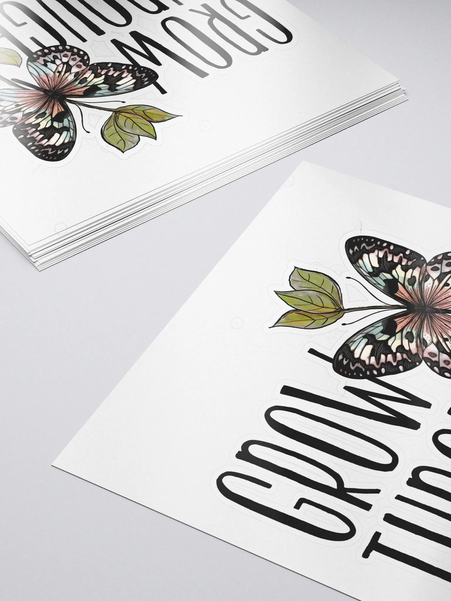 "Grow Through It" Kiss-Cut Sticker product image (5)