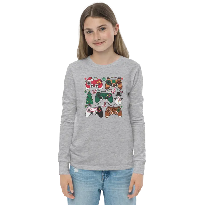 Festive Gamer's Delight Long Sleeve Tee product image (4)