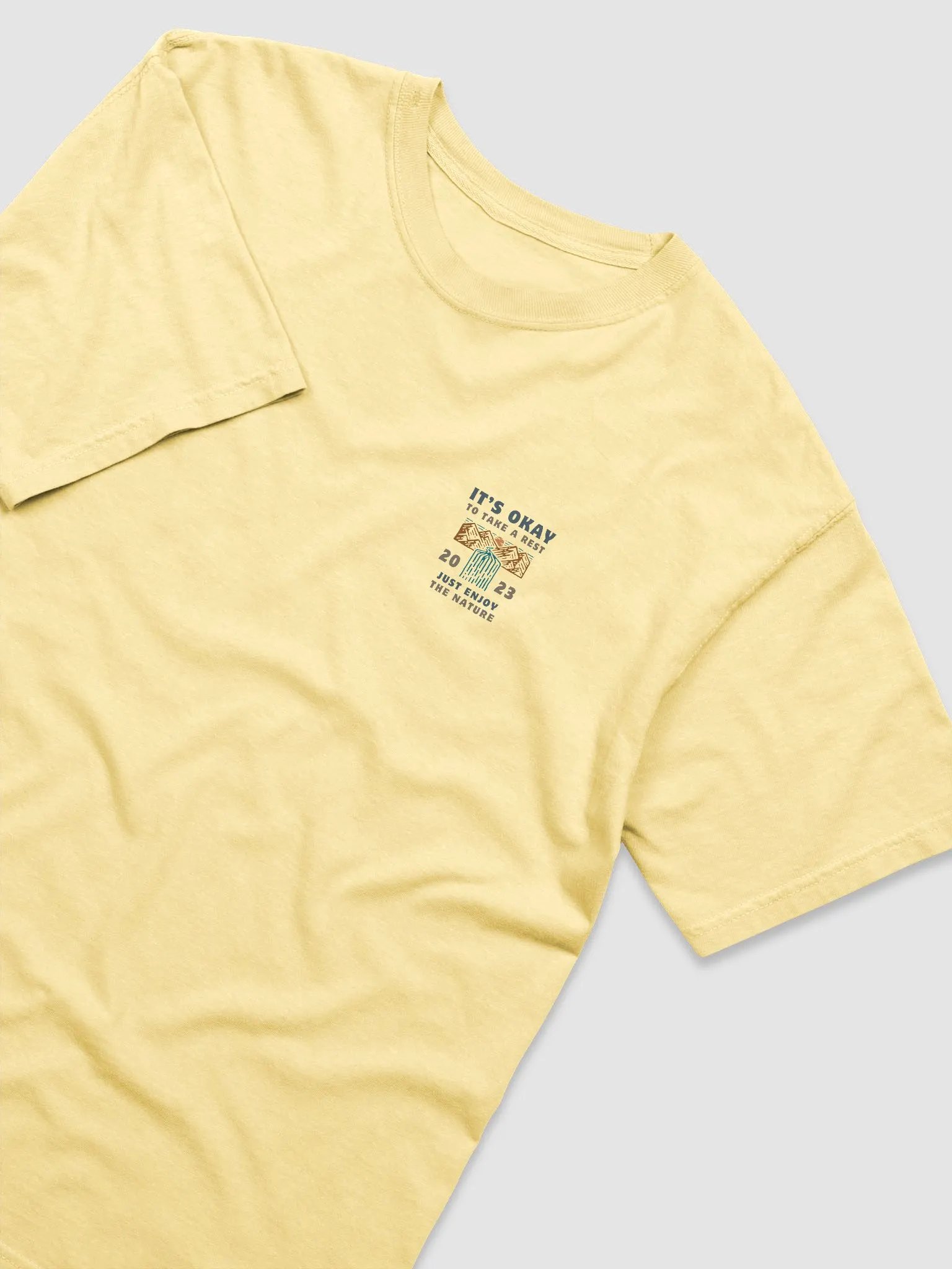 Take a Rest organic cotton garment t-shirt product image (3)