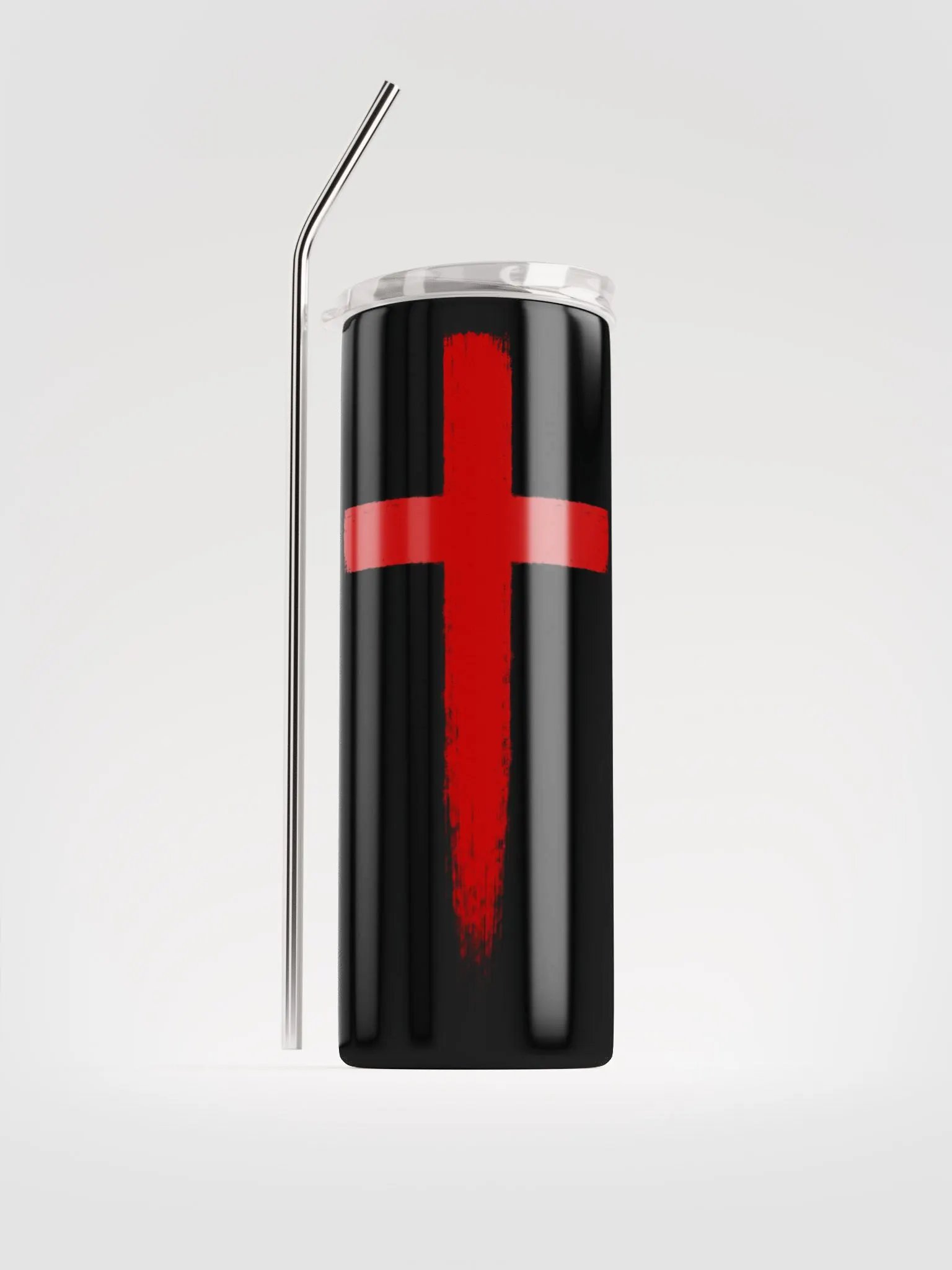 Blood of Christ Eco-Friendly Stainless Steel Cross Tumbler product image (1)
