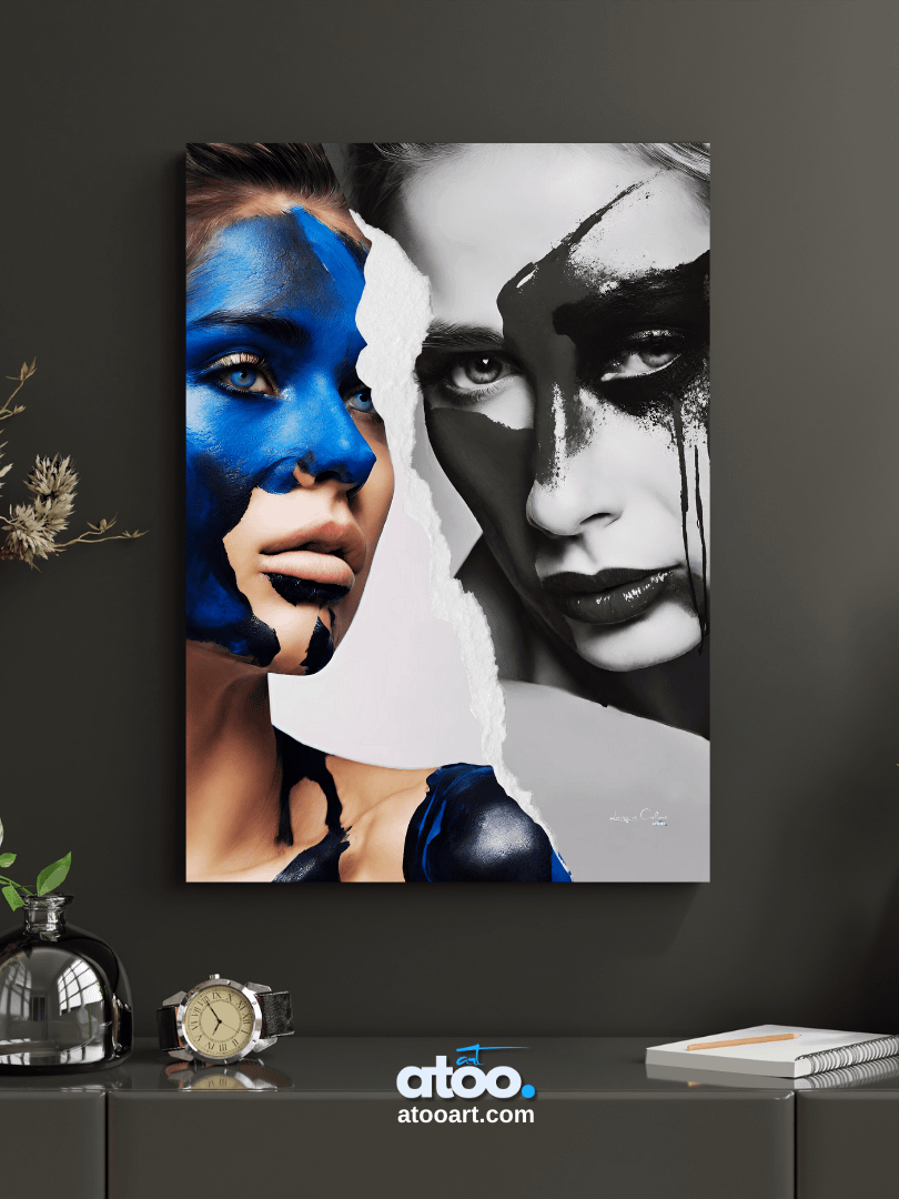 Living in Colors | Blue and beyond... | Collage Wall Art product image (3)