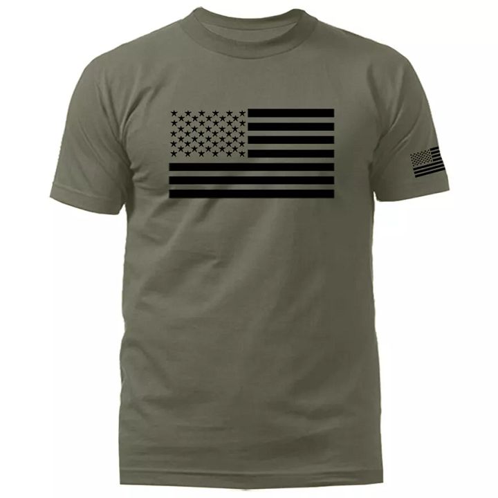 New ProductUS Flag Crest USA American Pride Patriot Patriotic Graphic T-shirt product image (1)