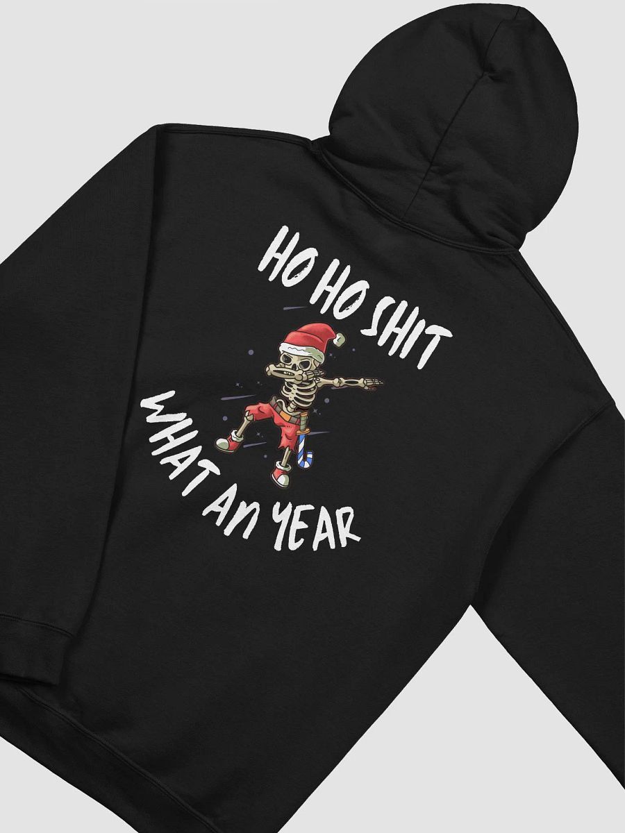 Santa Skeleton Dab Funny Back Quote Printed Hoodie product image (8)