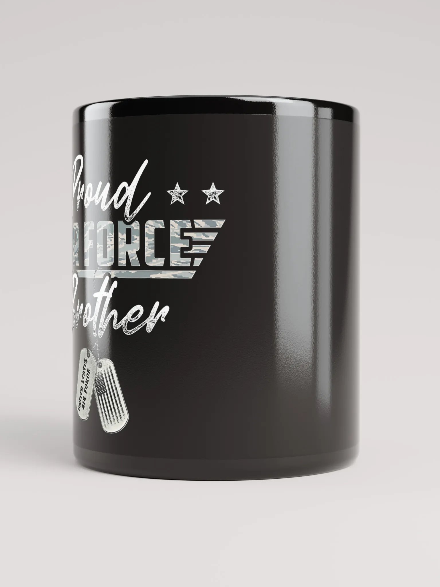Proud Air Force Brother - Black Mug product image (3)