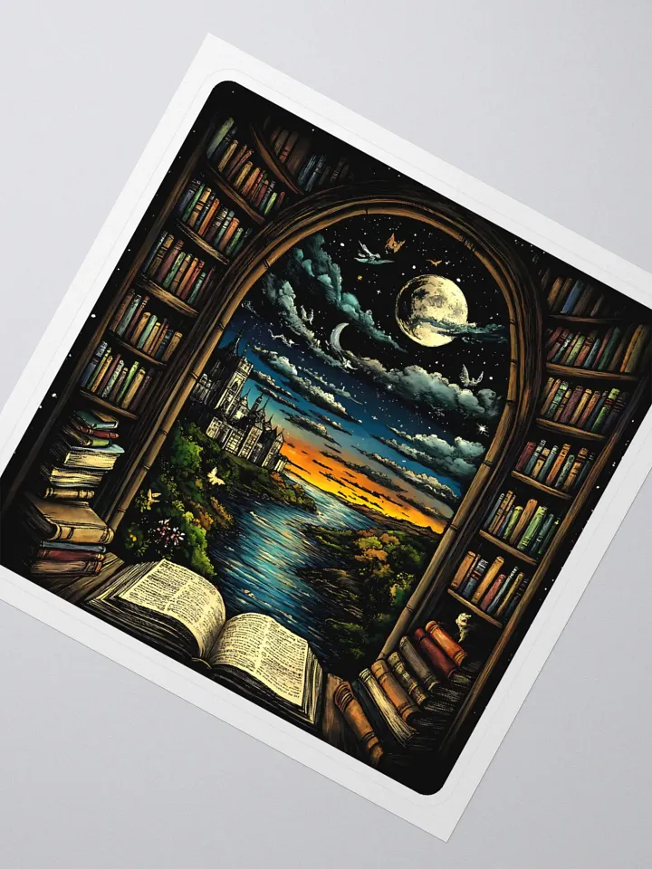 Reading Room With A View Sticker product image (2)
