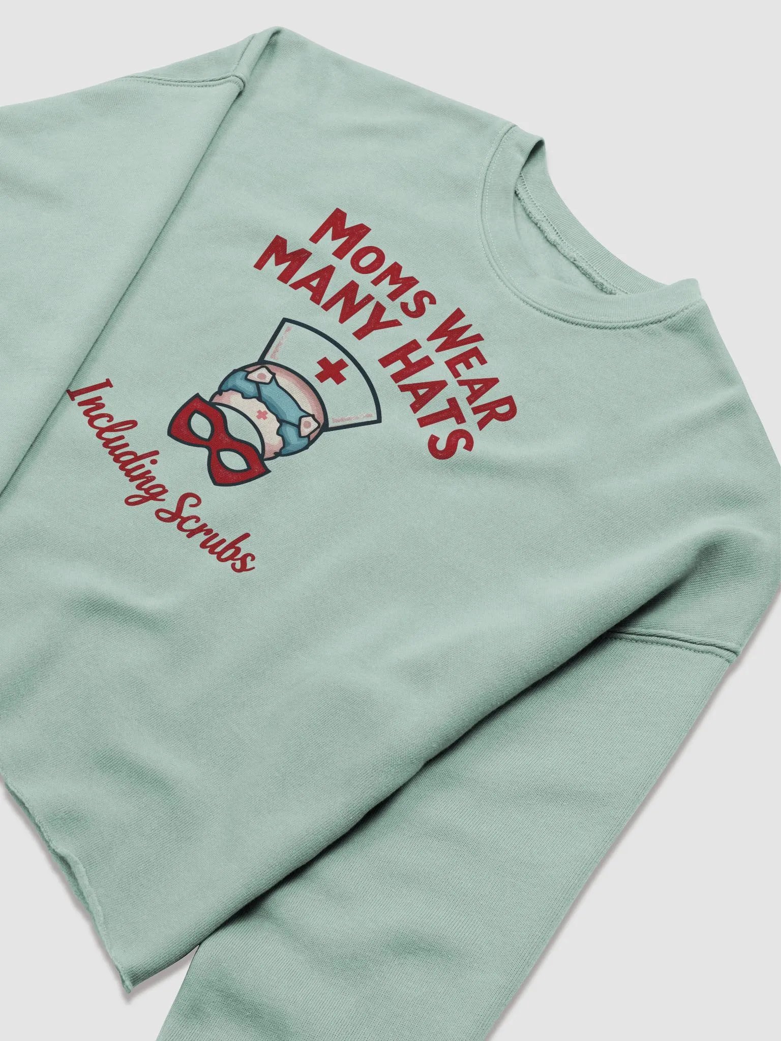 Supermom Nurse Fleece Crop Sweatshirt product image (17)