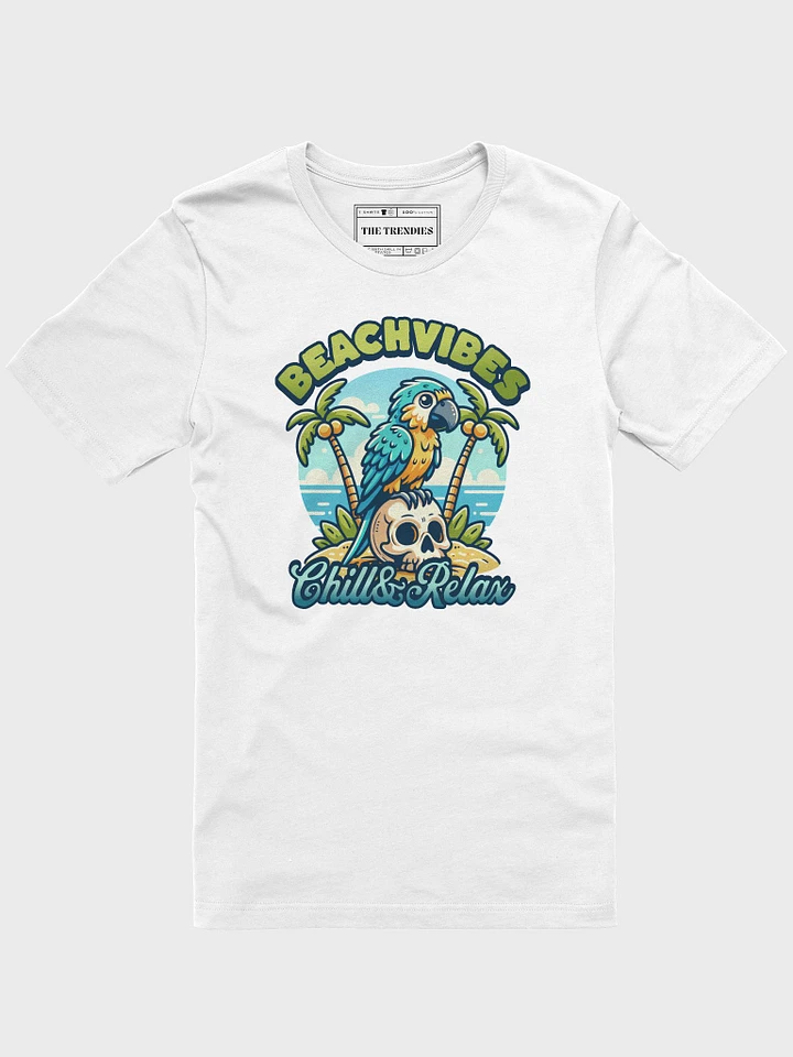 Beach Vibez Chill & Relax Parrot T-shirt product image (1)