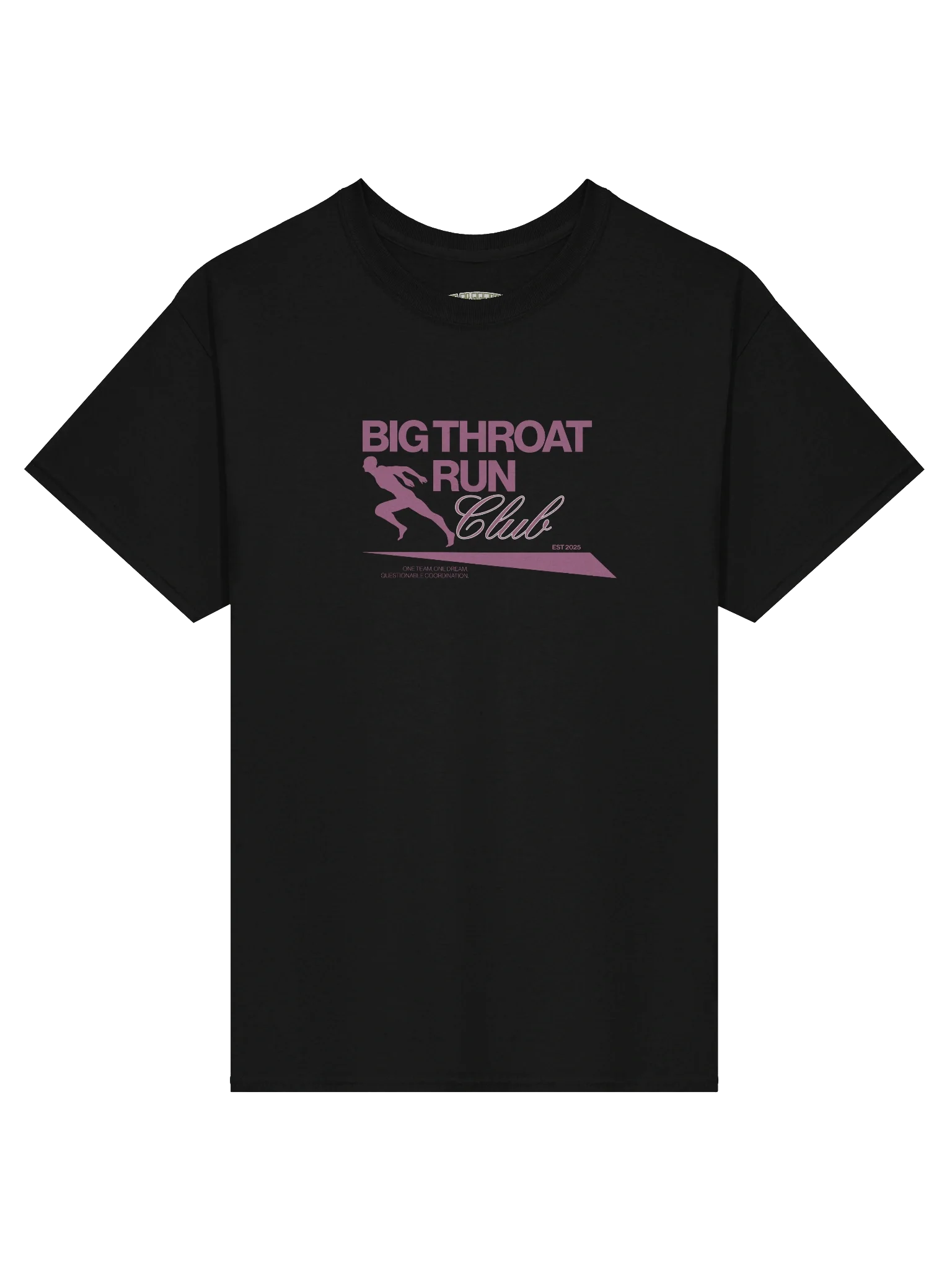 Big Throat Run Club (Black Tee) product image (1)