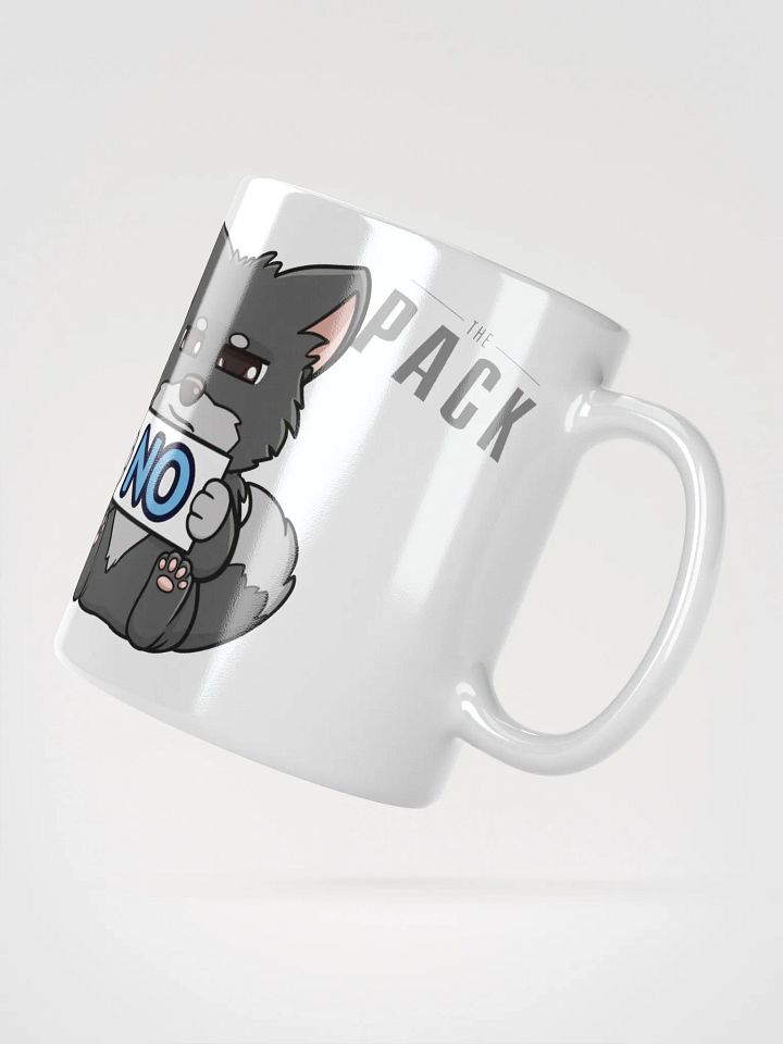 White Emote Mug - Yes/No product image (5)