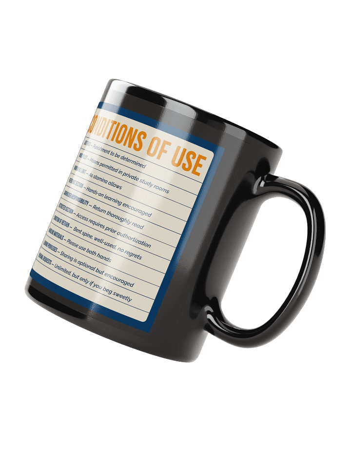 Pages of Chaos Membership Mug (Black( product image (2)