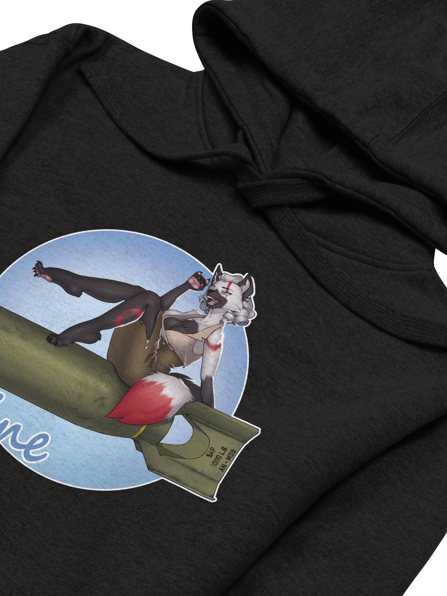 Raine Bomber Pinup Hoodie (Cotton) product image (3)