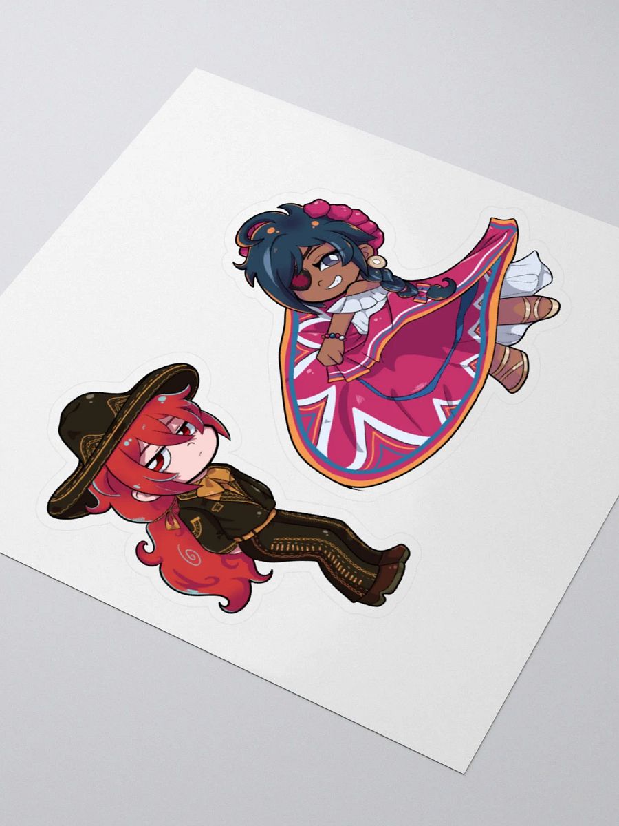 Mexican Diluc & Kaeya Duo Sticker (Genshin Impact) product image (9)