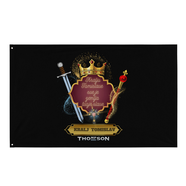 Royal Crest Custom Flag Kralj Tomislav Thompson Cover product image (1)