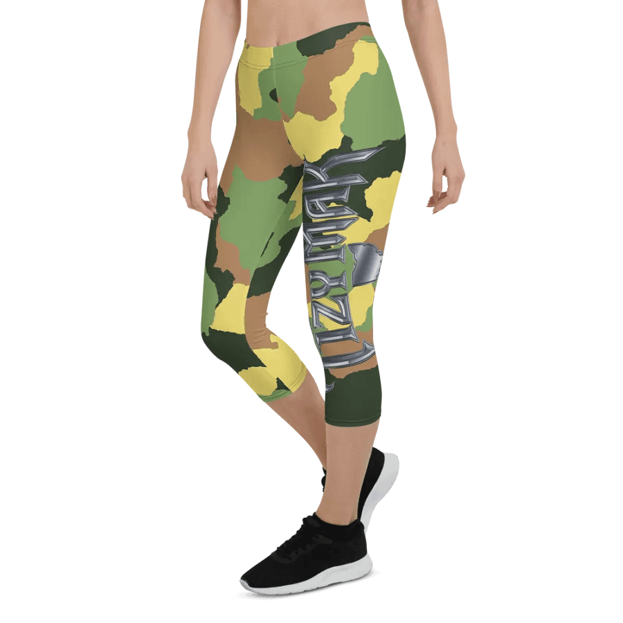 Tizy Mak Camo Chic Capri Leggings product image (5)