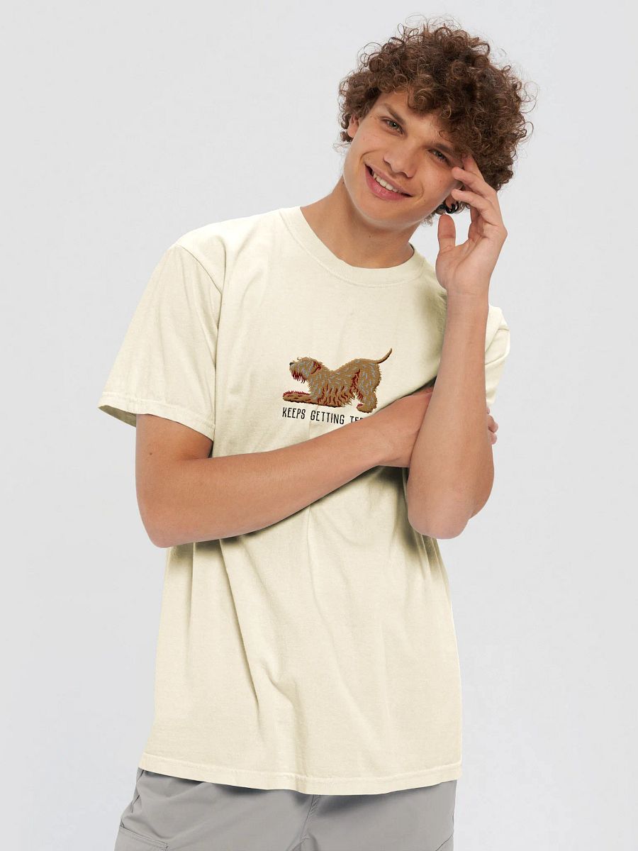 Keeps Getting Terrier T-Shirt(Embroidered) of a Wheaten Terrier product image (37)