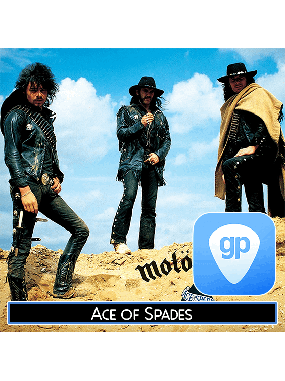 Ace of Spades PDF TAB + Backing Track MP3 product image (1)