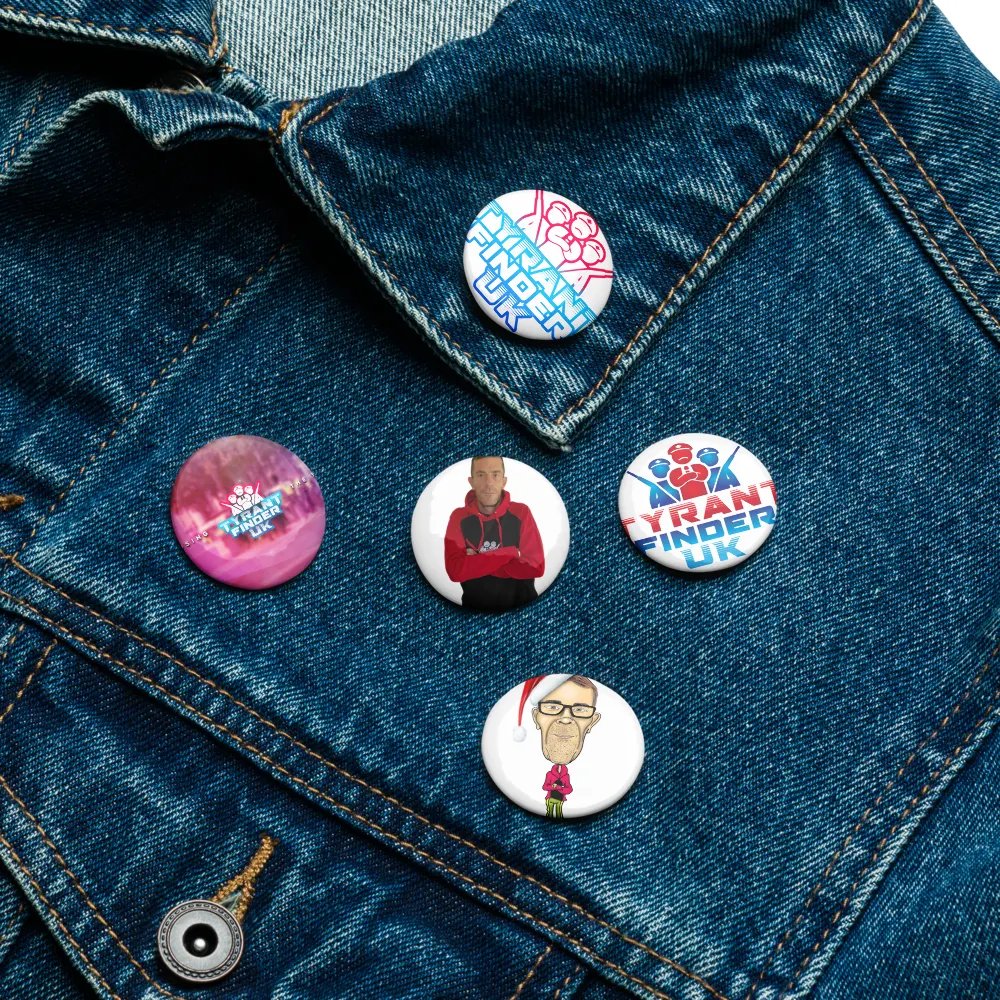 Tyrants Set of Pin Buttons product image (16)