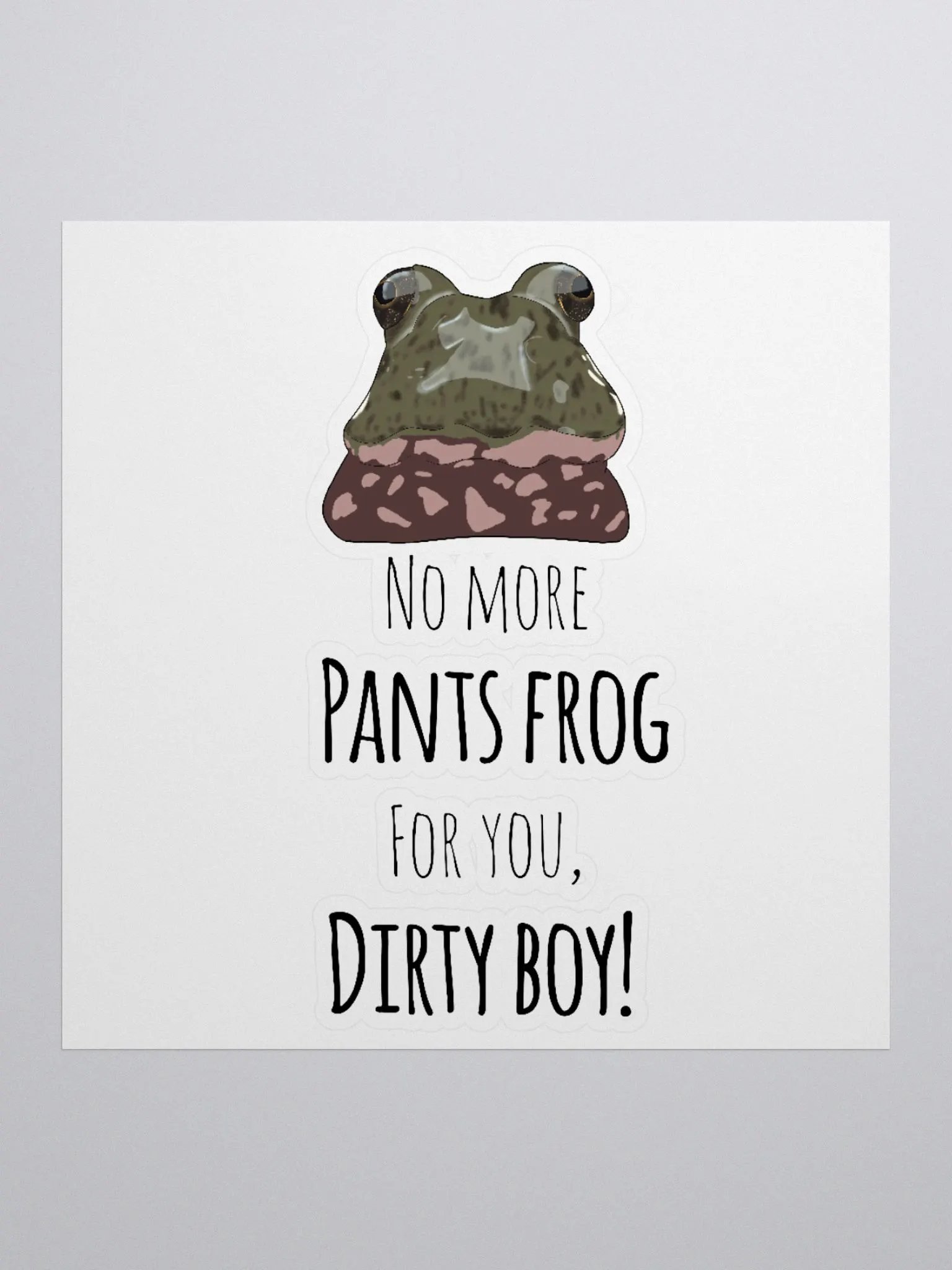 No more pants frog for you! product image (2)