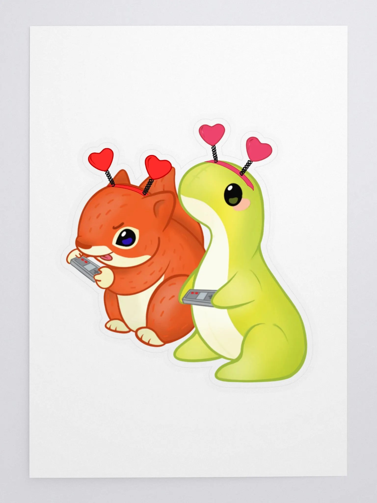 Squirrel Valentine Sticker product image (3)
