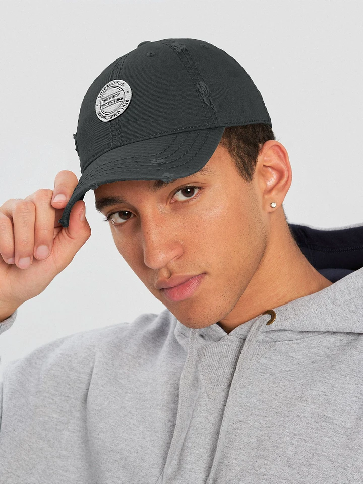 Grim E - Chicago H.Q. Distressed Dad Hat product image (2)