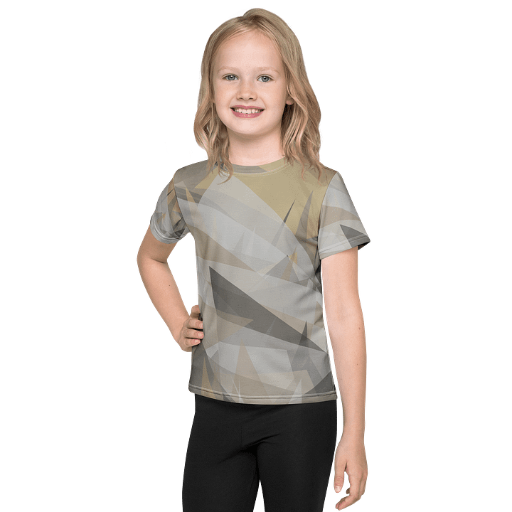 Geometric Layers Kids Crew Neck Tee product image (1)