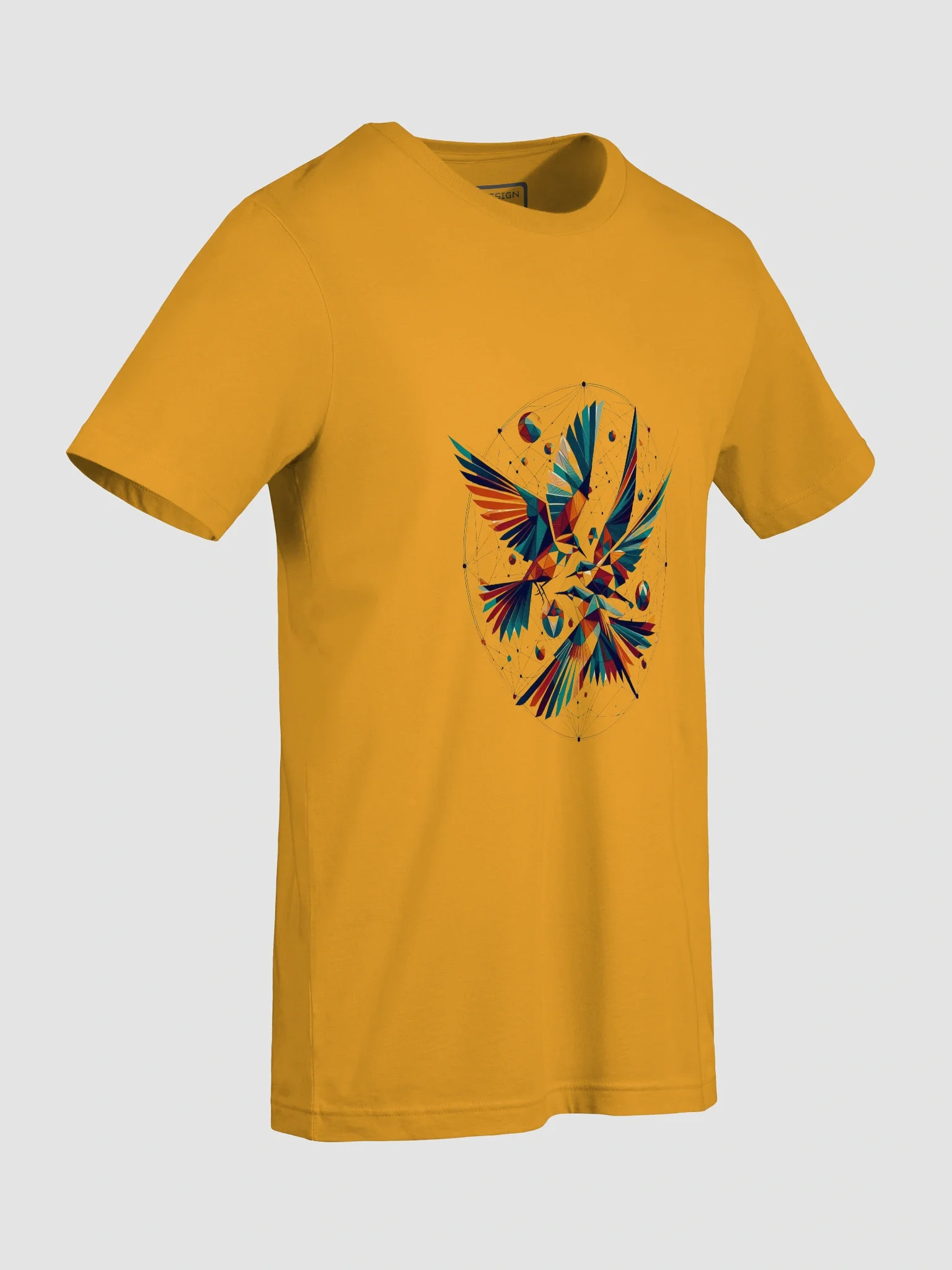 Geometric Avian Elegance T-Shirt product image (9)