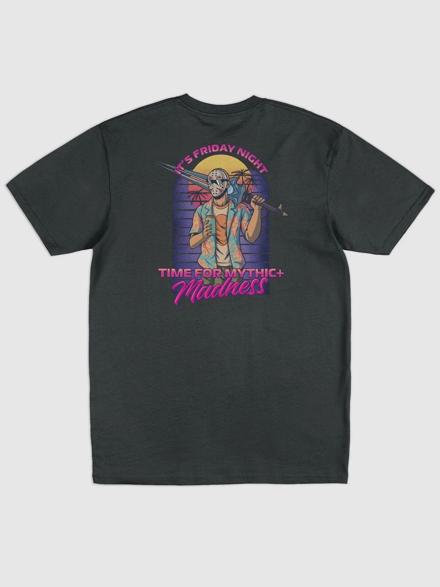 Synthwave Mythic+ Madness Emblem Tee product image (2)