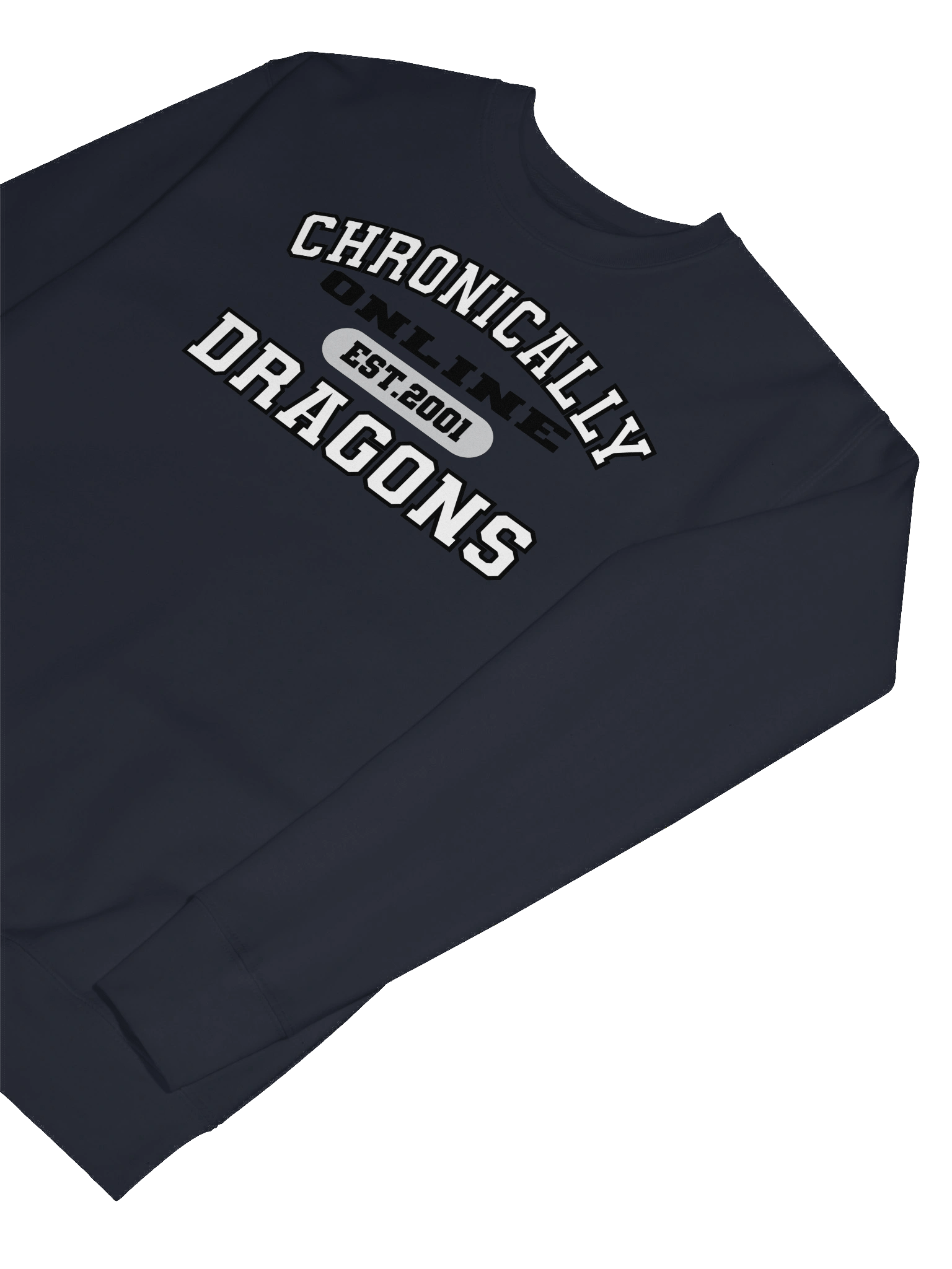 Chronically Online Collegiate Sports Sweatshirt product image (7)