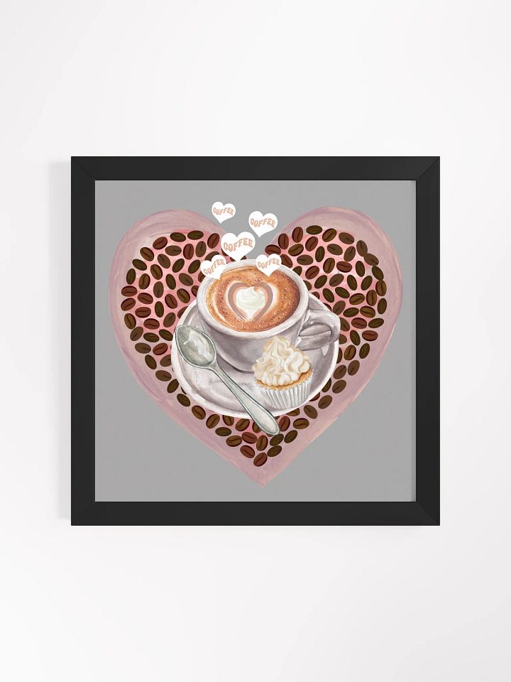 Heartfelt Coffee Bliss Framed Poster product image (2)