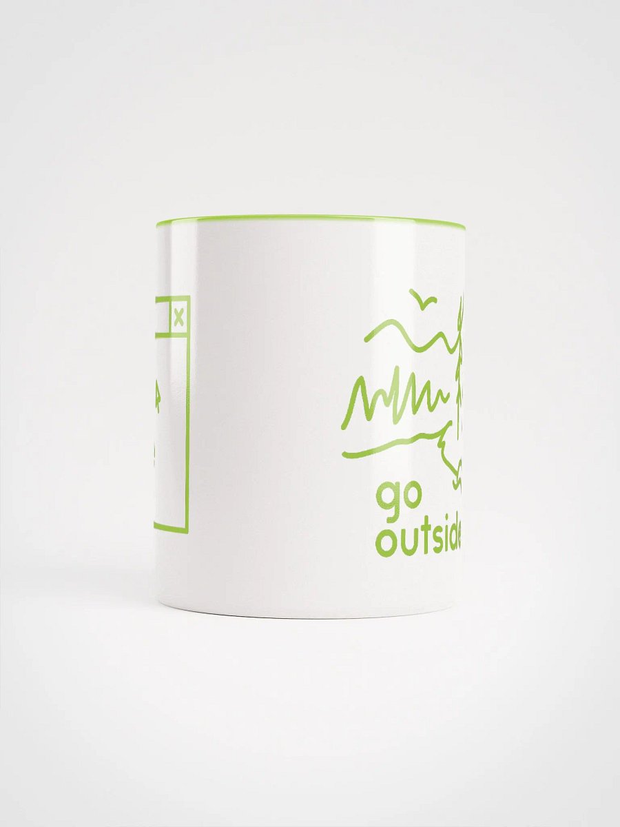 Get Offline, Go Outside (Ceramic Mug with Color Inside) product image (30)