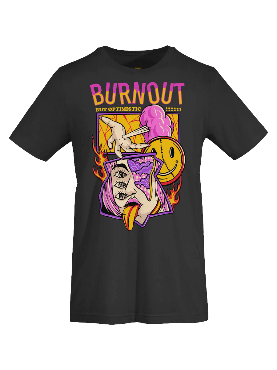 Psychedelic Burnout Graphic T-Shirt product image (7)