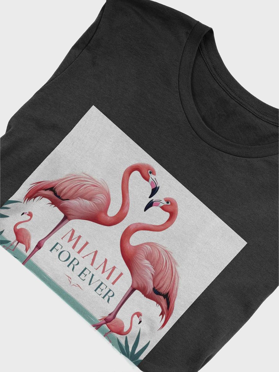 Miami Flamingo Heart T-Shirt product image (5)