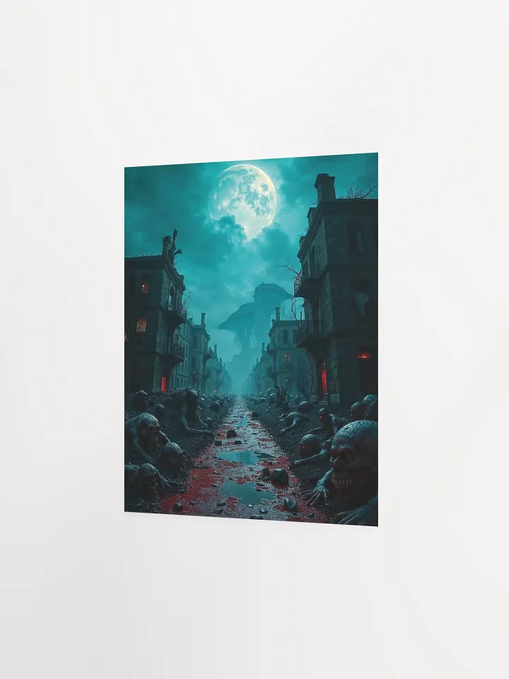Eerie Moonlit Street Poster product image (11)