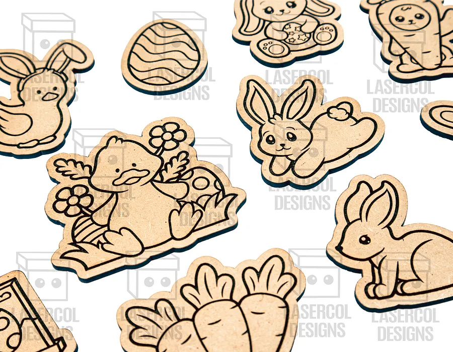 Easter Cutouts/Paint Kit Set 1 & Set 2 - Laser Cut Files product image (10)