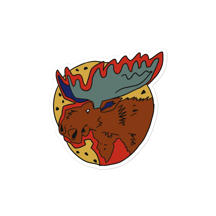 Vapormoose die cut magnets product image (1)