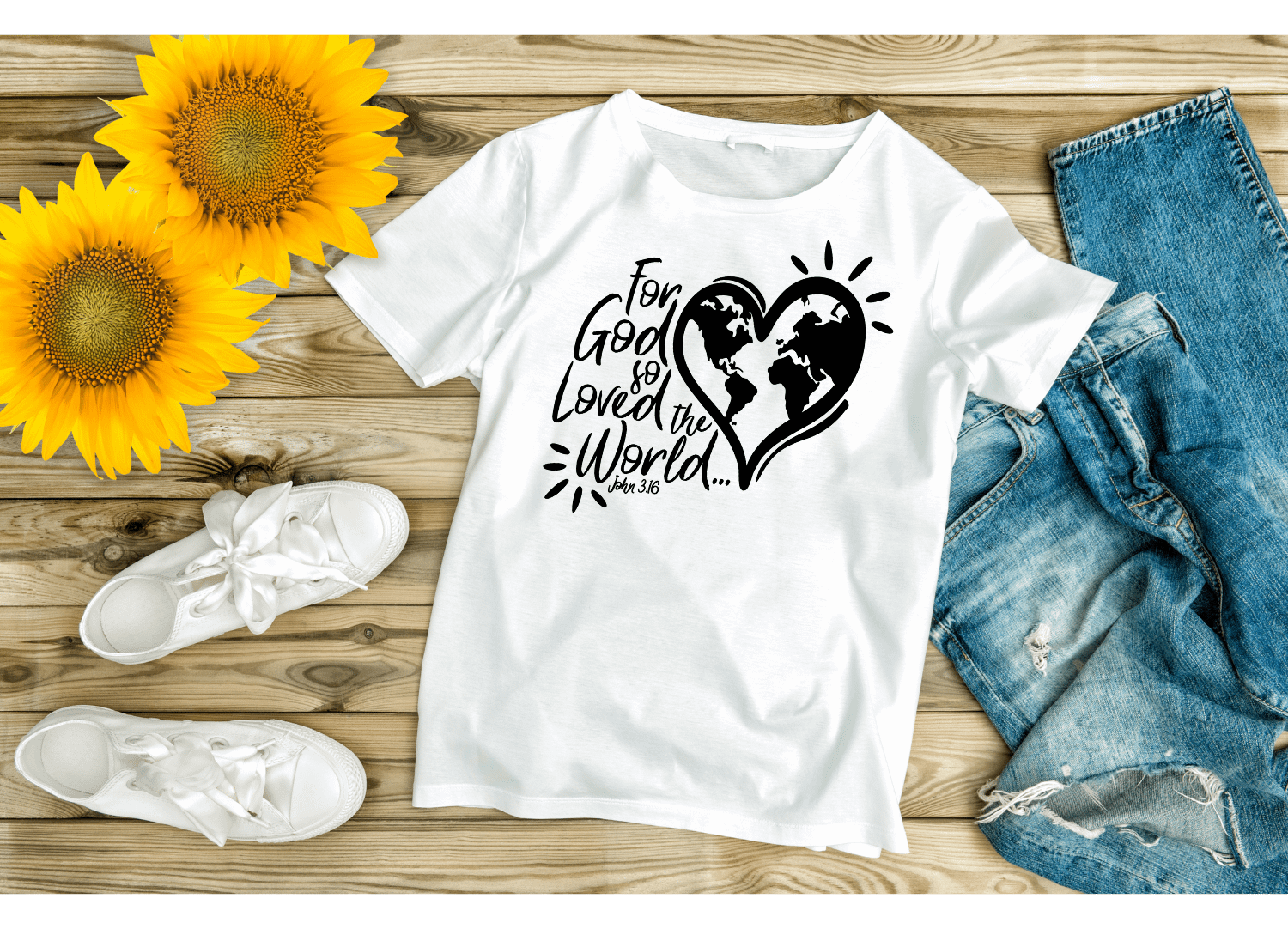 John 3:16 Comfort Tee product image (1)