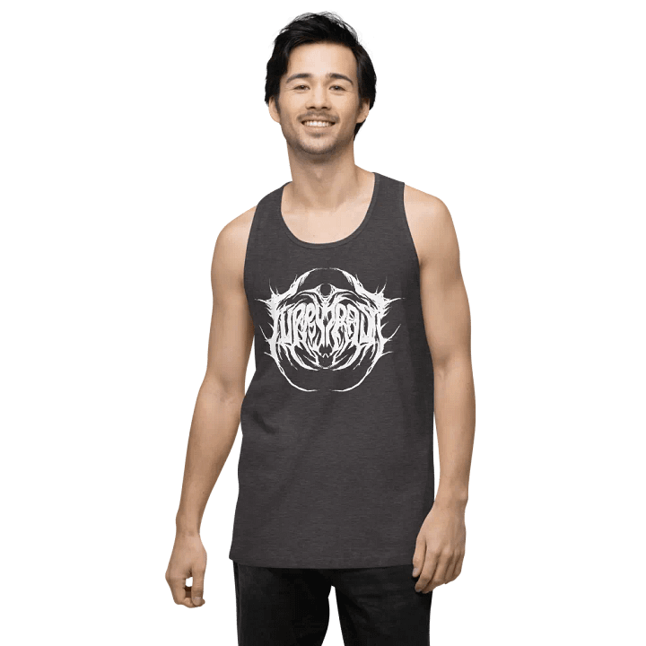 Furry Trash Metal Logo Tank - White Print product image (1)