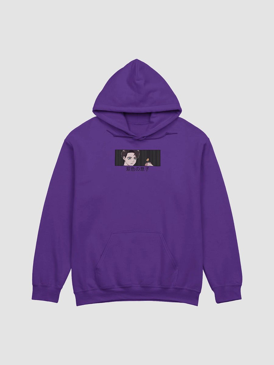 TDreads "PURPLE SON" Unisex Printed Relaxed Fit Hoodie product image (1)