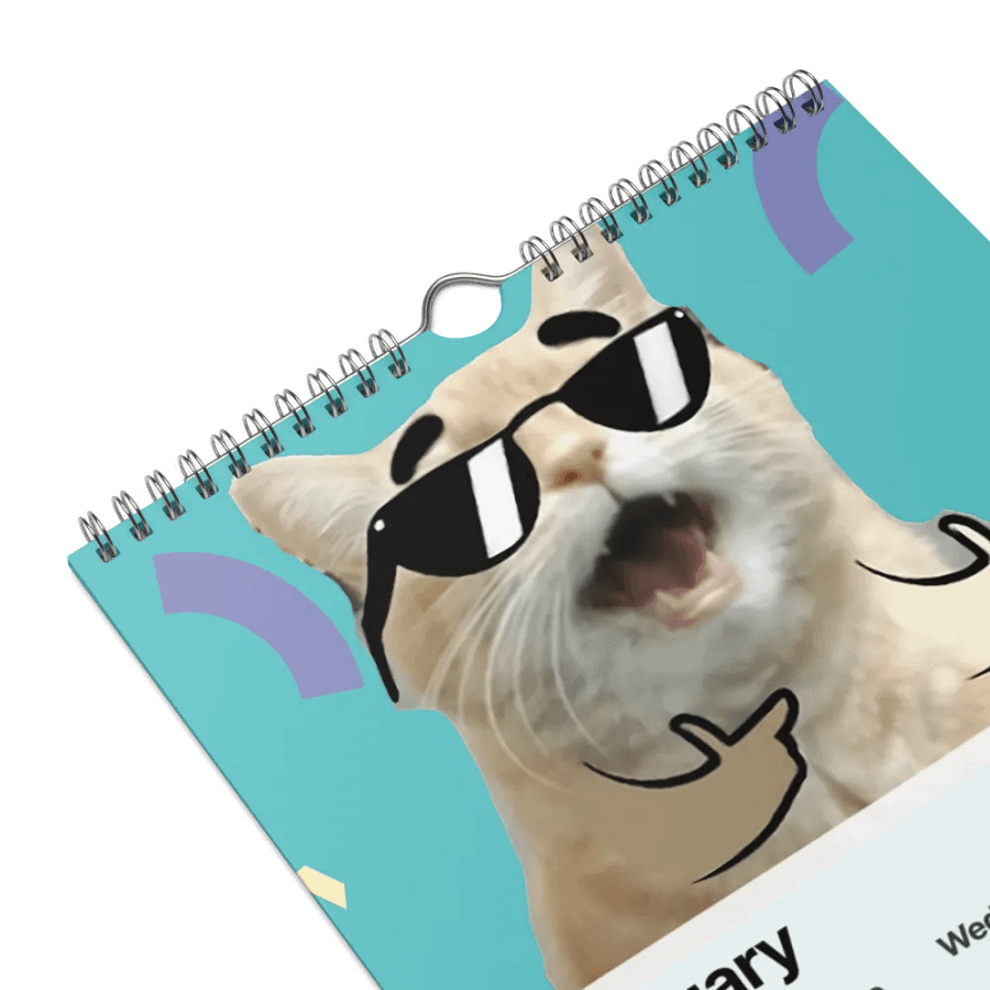 Wall Calendar (2024): Meme Cats product image (9)