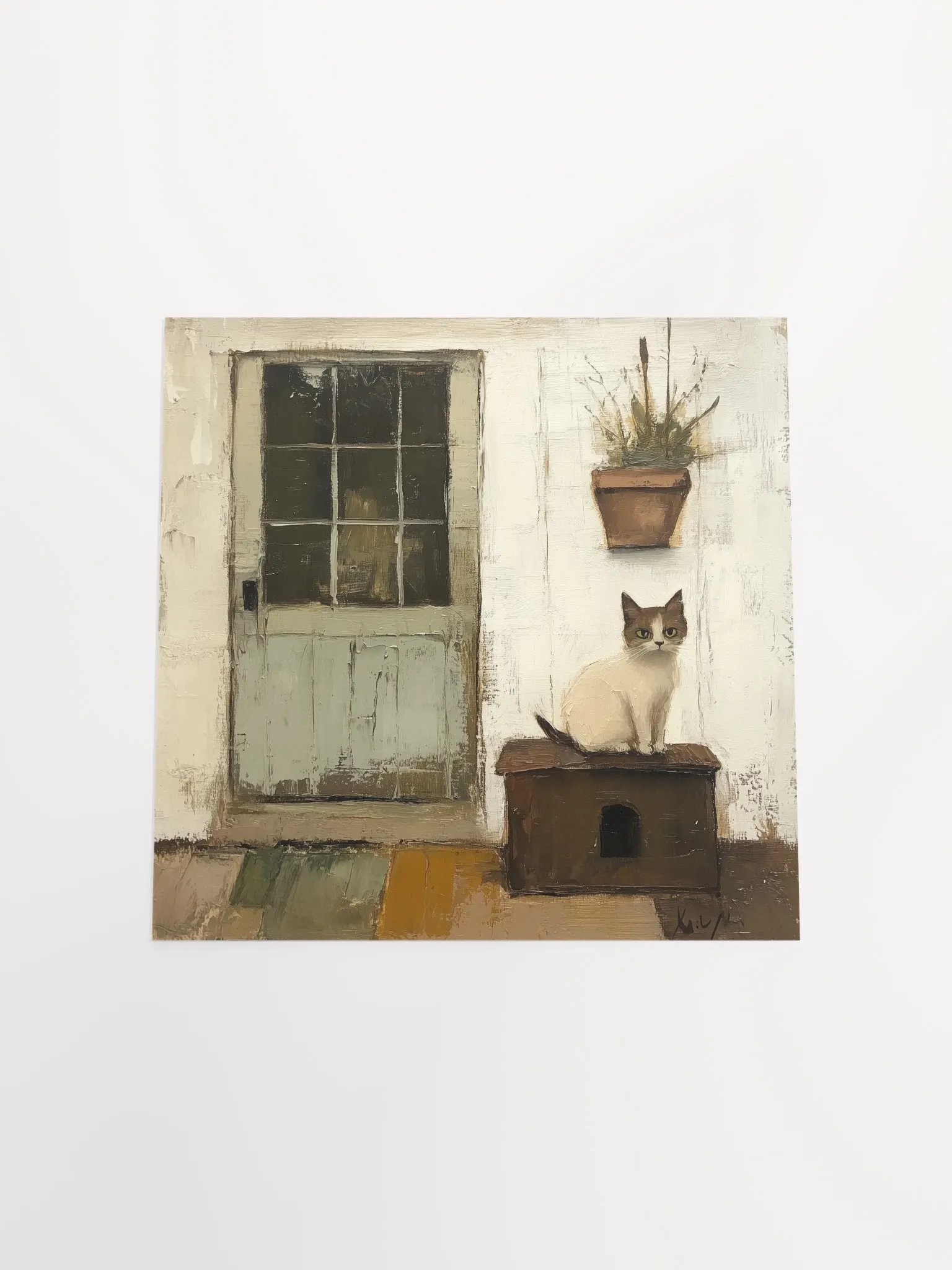 Farmhouse Sky: Porch Cat Art Print product image (4)