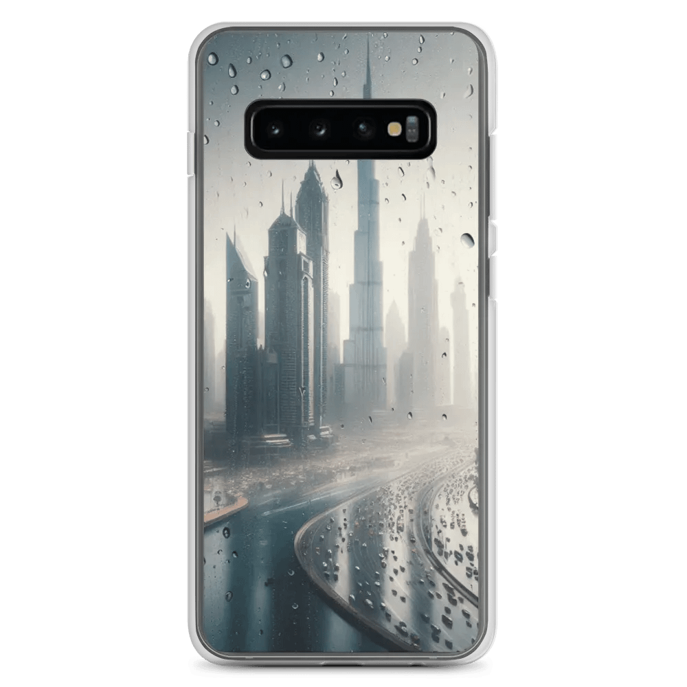 Rainy Cityscape Samsung® Clear Case | AI Design product image (8)