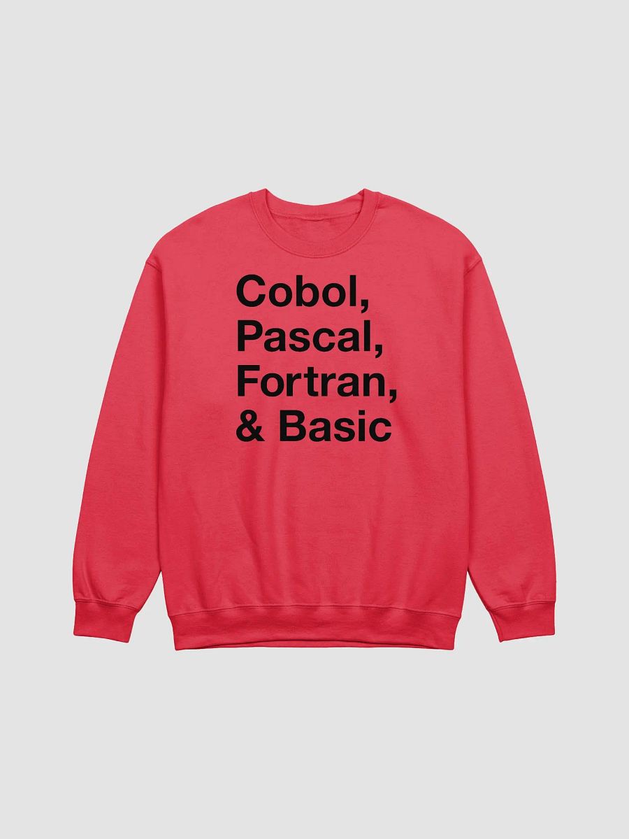 Cobol, Pascal, Fortran & Basic Programming Sweatshirt product image (1)