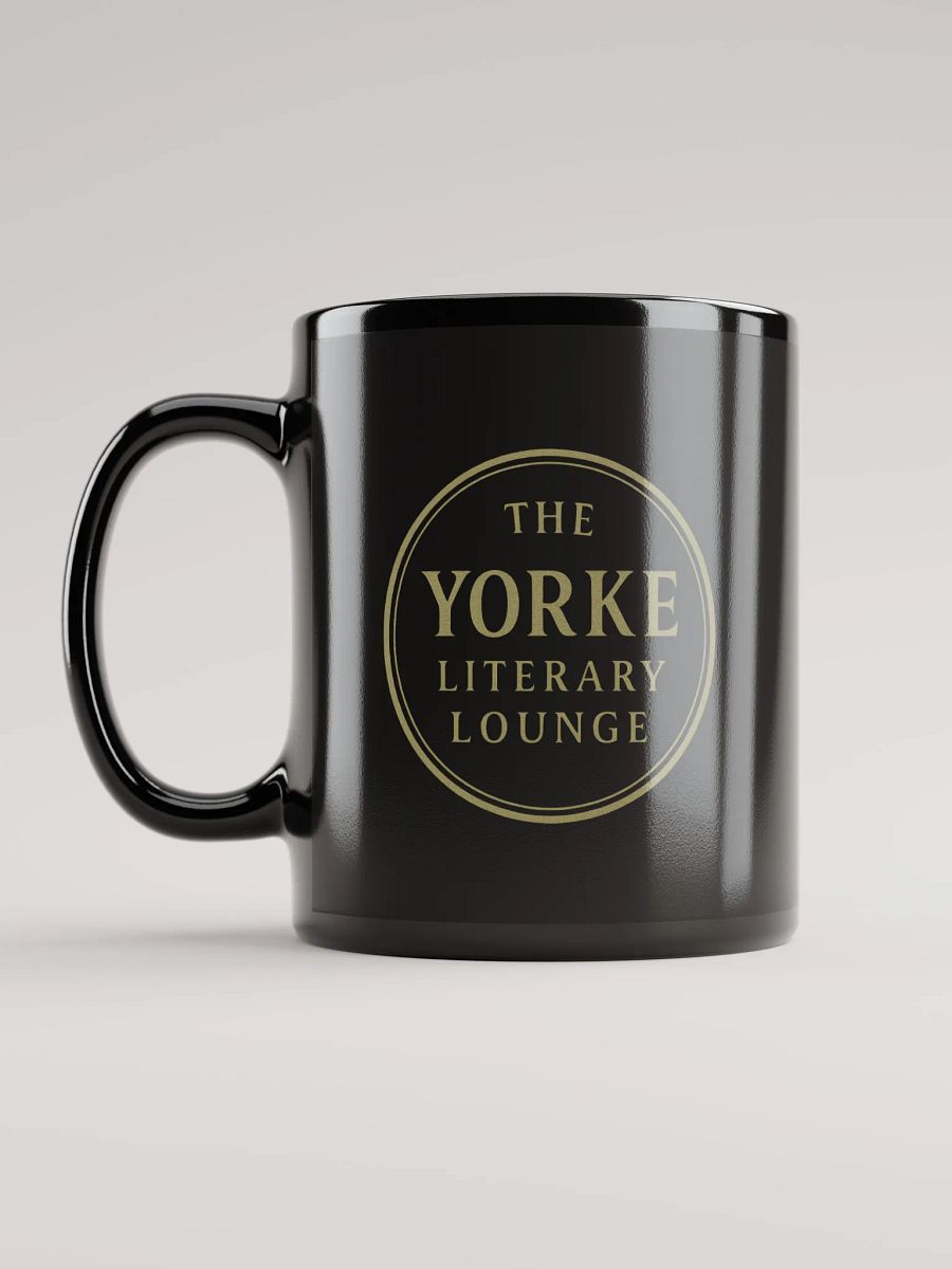 The Yorke Literary Lounge Ceramic Mug Black product image (6)