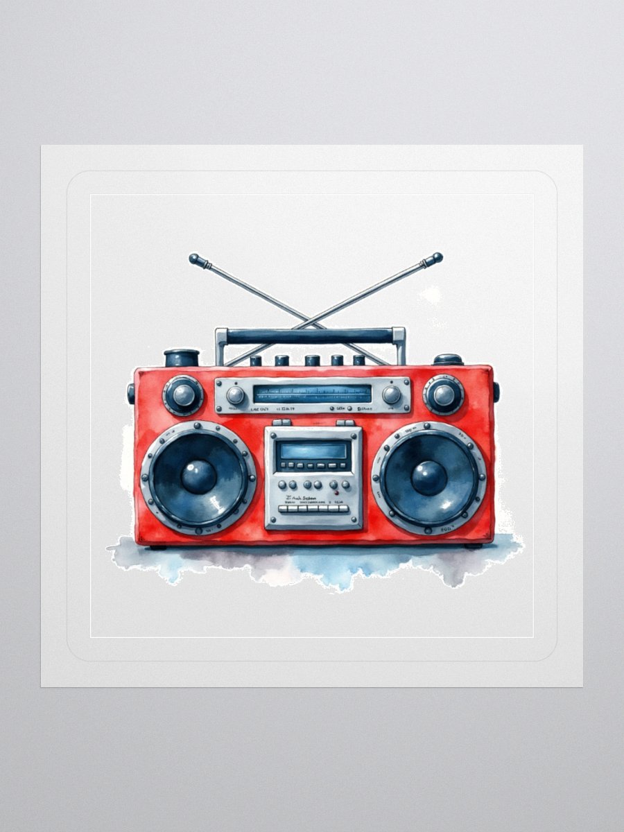 Retro Boombox Sticker Set product image (2)