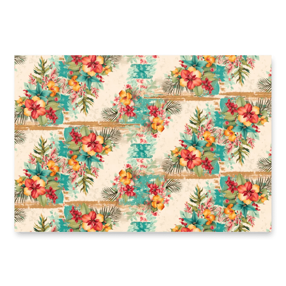 Nostalgic Tropical Christmas Wrapping Paper product image (2)