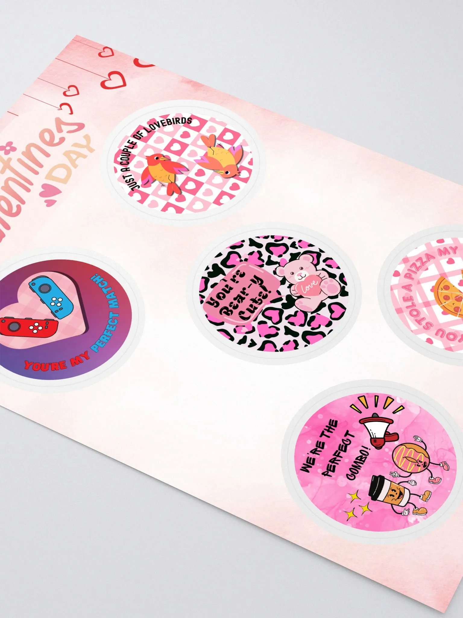 Valentine's Day Stickers (2") product image (2)